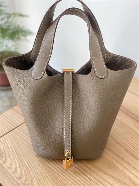 hermes picotin grey